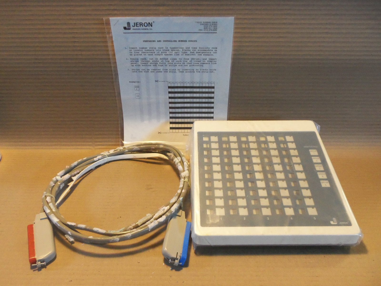 New Jeron 6656 Nurse Call Equipment Fire Alarm