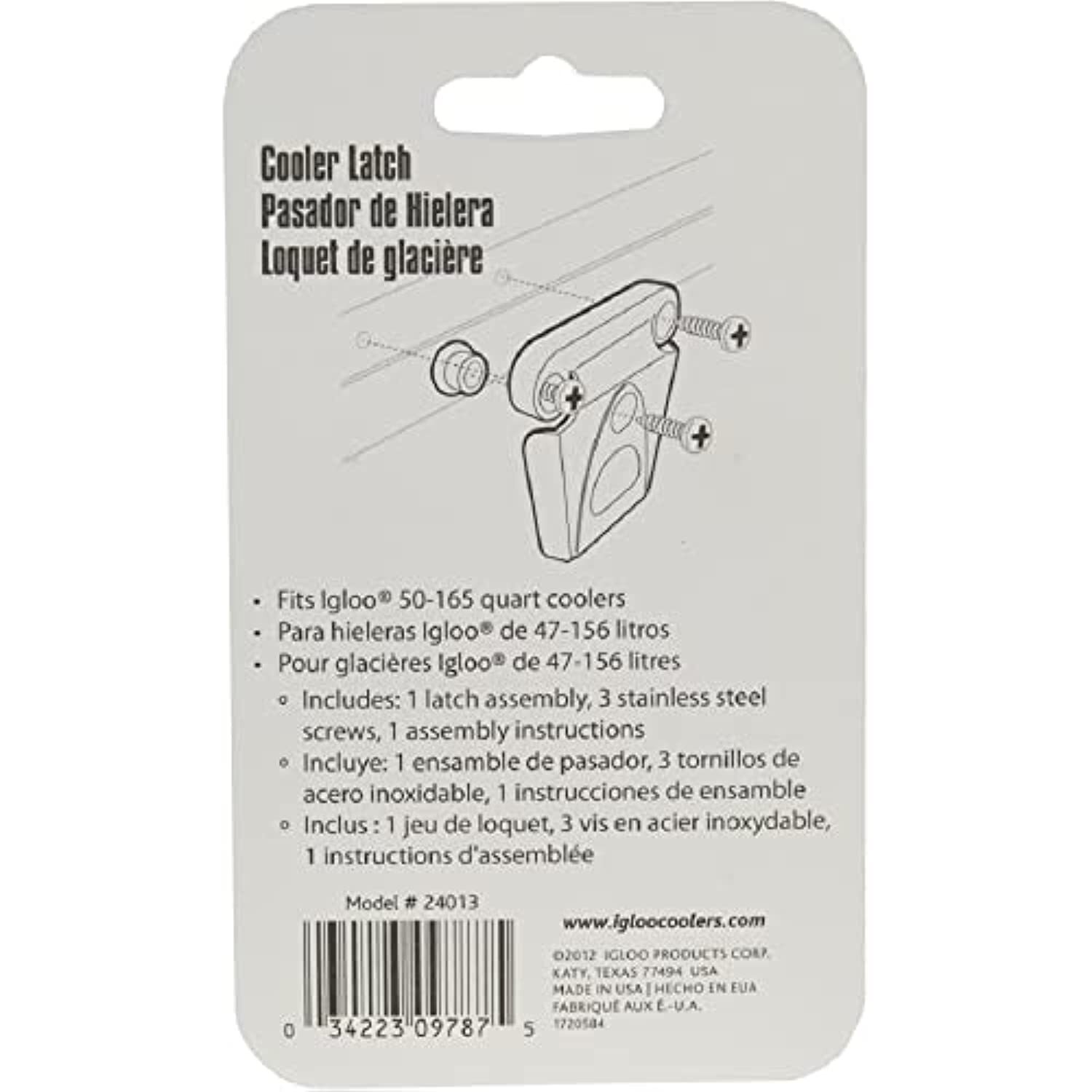 Igloo Cooler Standard Plastic Latch 1pk 24013