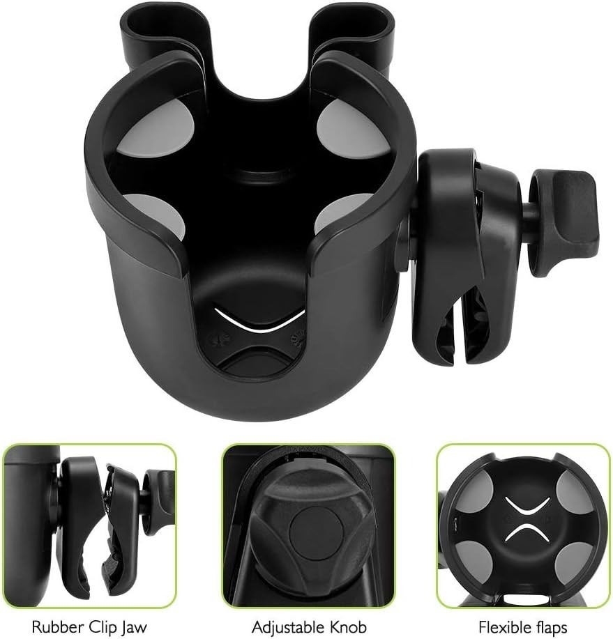 2-in-1 Stroller Cup & Phone Holder - Universal Fit for All Adventures