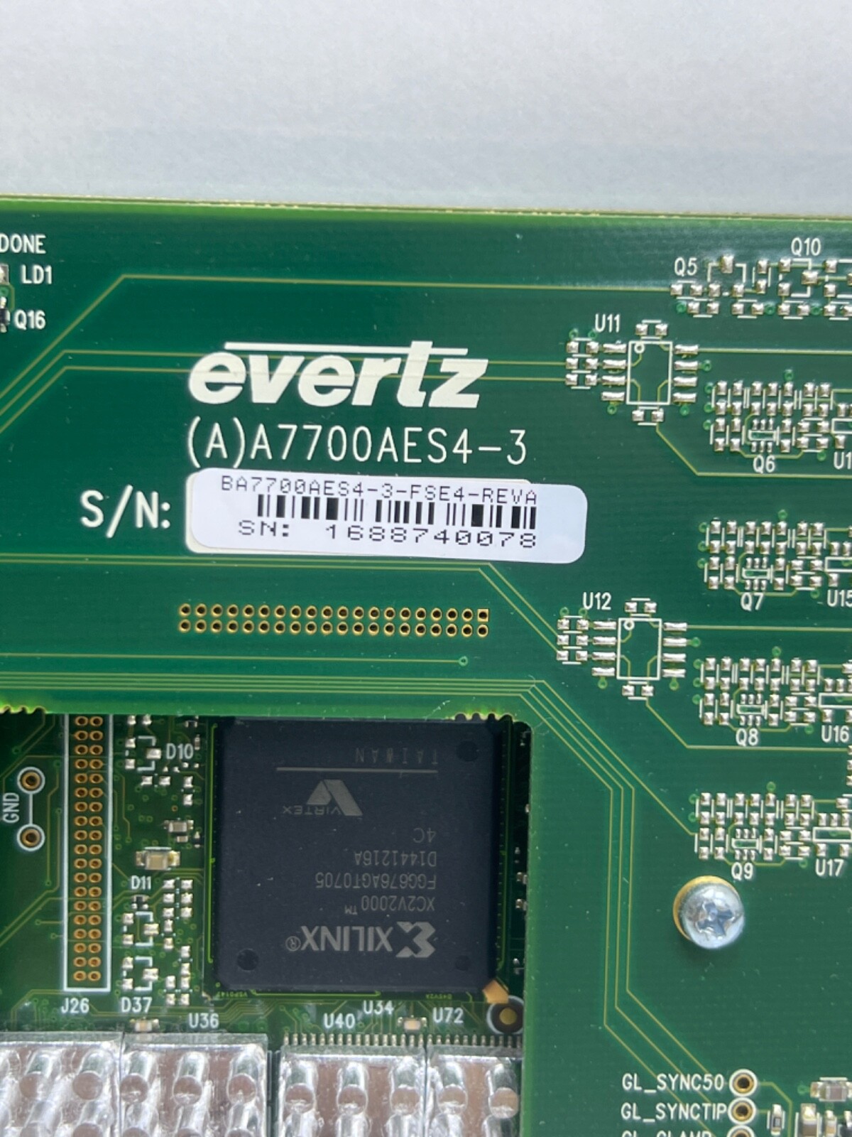 Evertz 7746FSE Frame Synchronizer SDI-Input/2*SDI-Output/Genlock (A7700AES4-3)