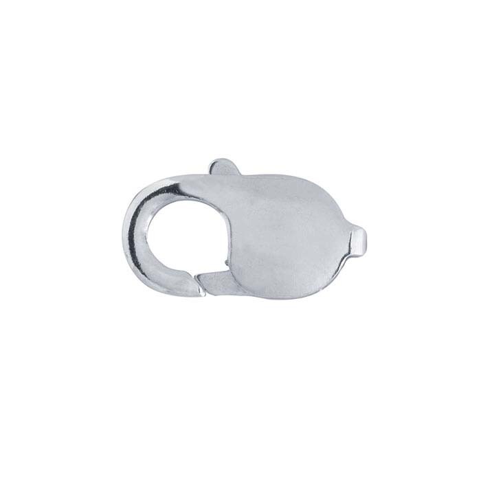 Sterling Silver Oval Lobster Clasp 16.3mm