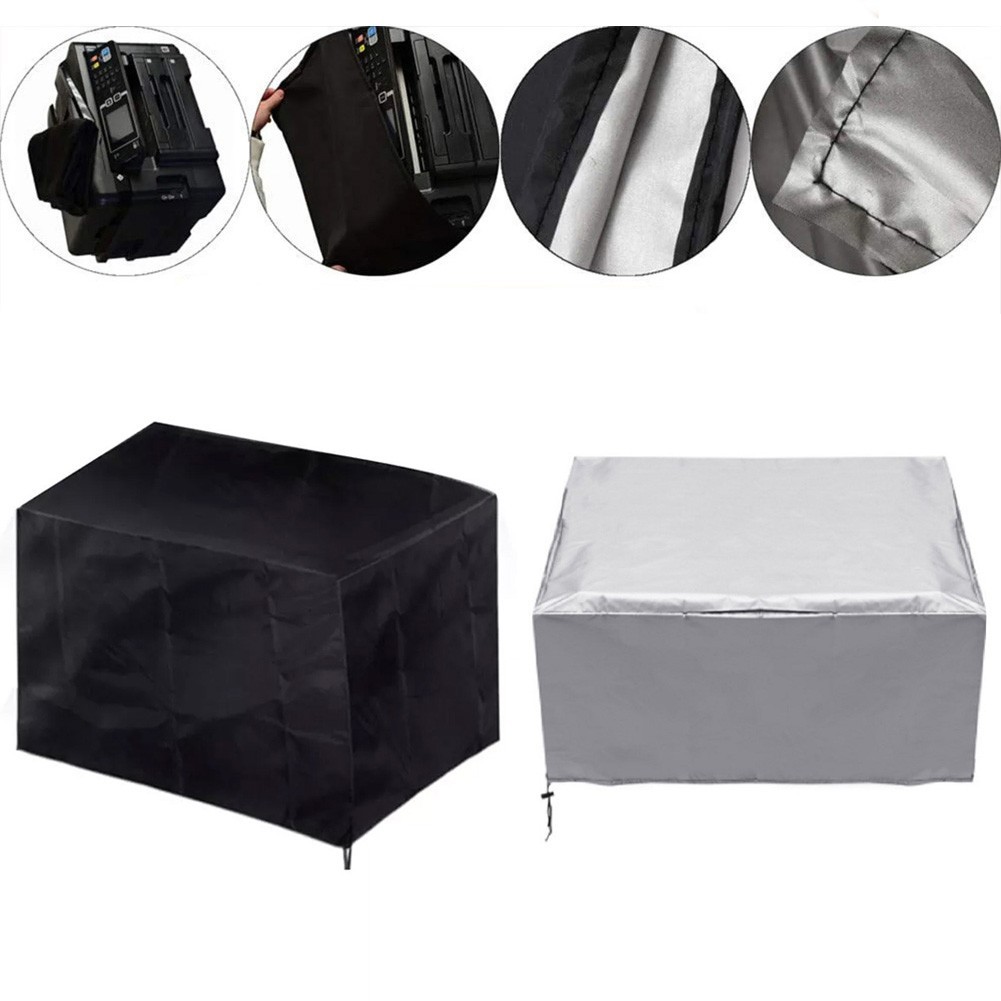 Protective Dust Cover for Printers and Copiers in Black or Silver Color