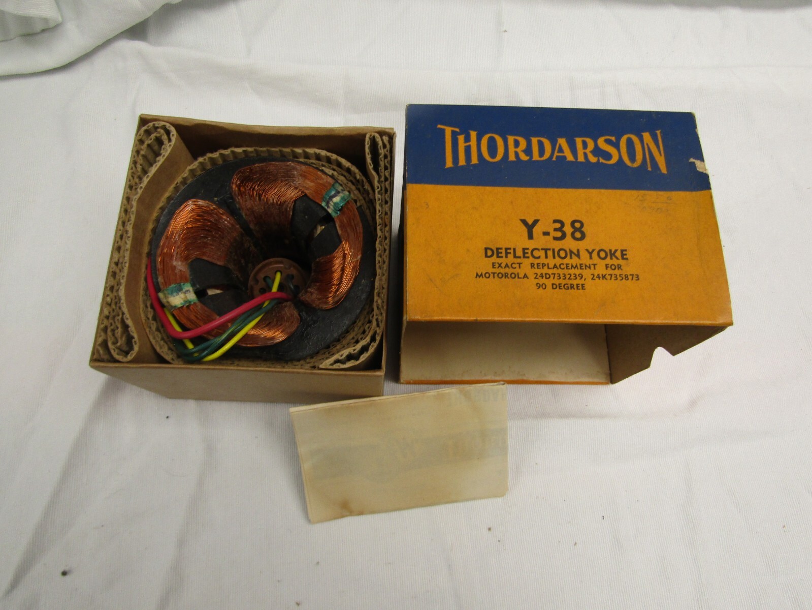 VINTAGE THORDARSON DEFLECTION YOKE Y-38 UNUSED IN BOX