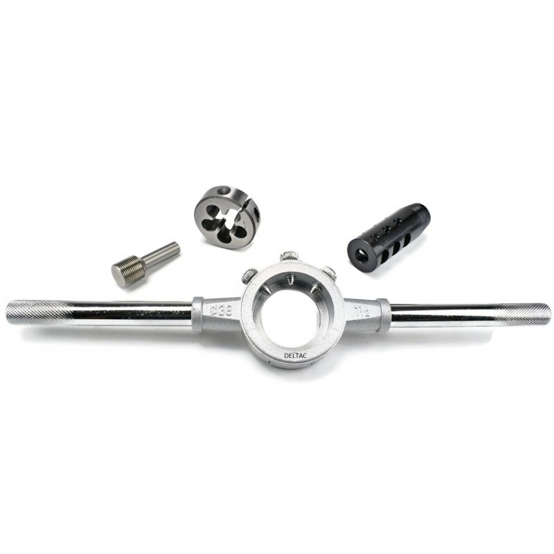 DELTAC® "Slingshot" Muzzle Brake for 9/16-24RH x7.62Cal - Complete Threading Kit