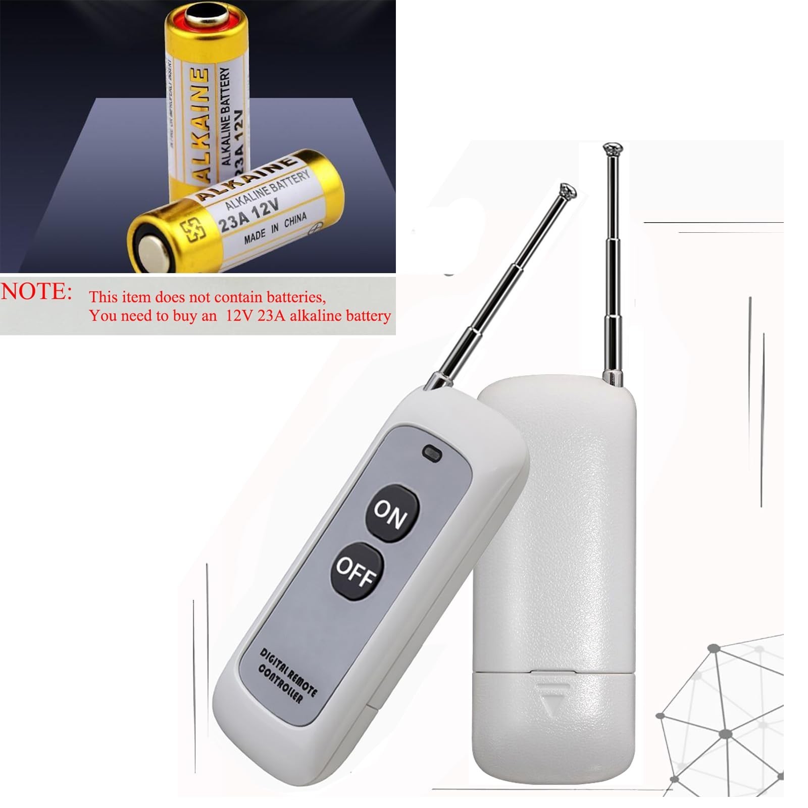 12V Remote Control Switch,DC 12V/24V/48V/72V/40A Relay with Voltage Isolation...