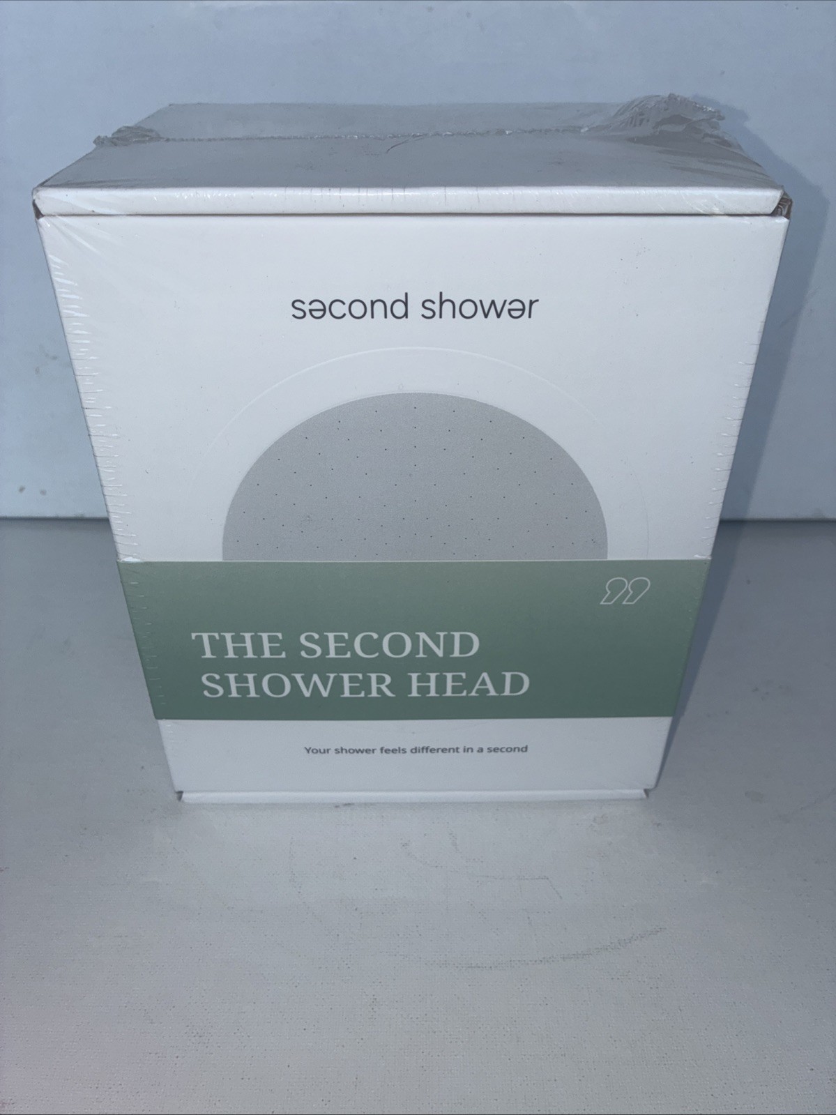 SecondShower Filtered Shower Head for Hard Water Green Clinically Proven