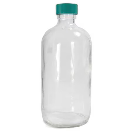 Qorpak Glc-01123 Boston Round Bottle, 4 Oz.,  Narrow, Pk24