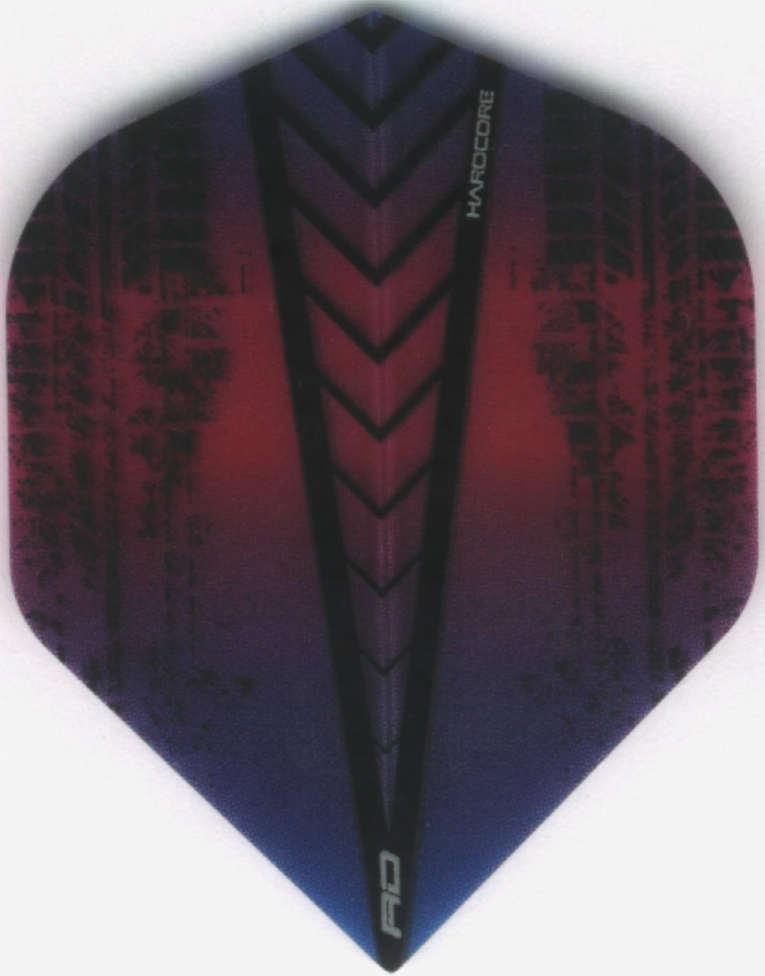 Rainbow HARDCORE Dart Flights: 3 per set