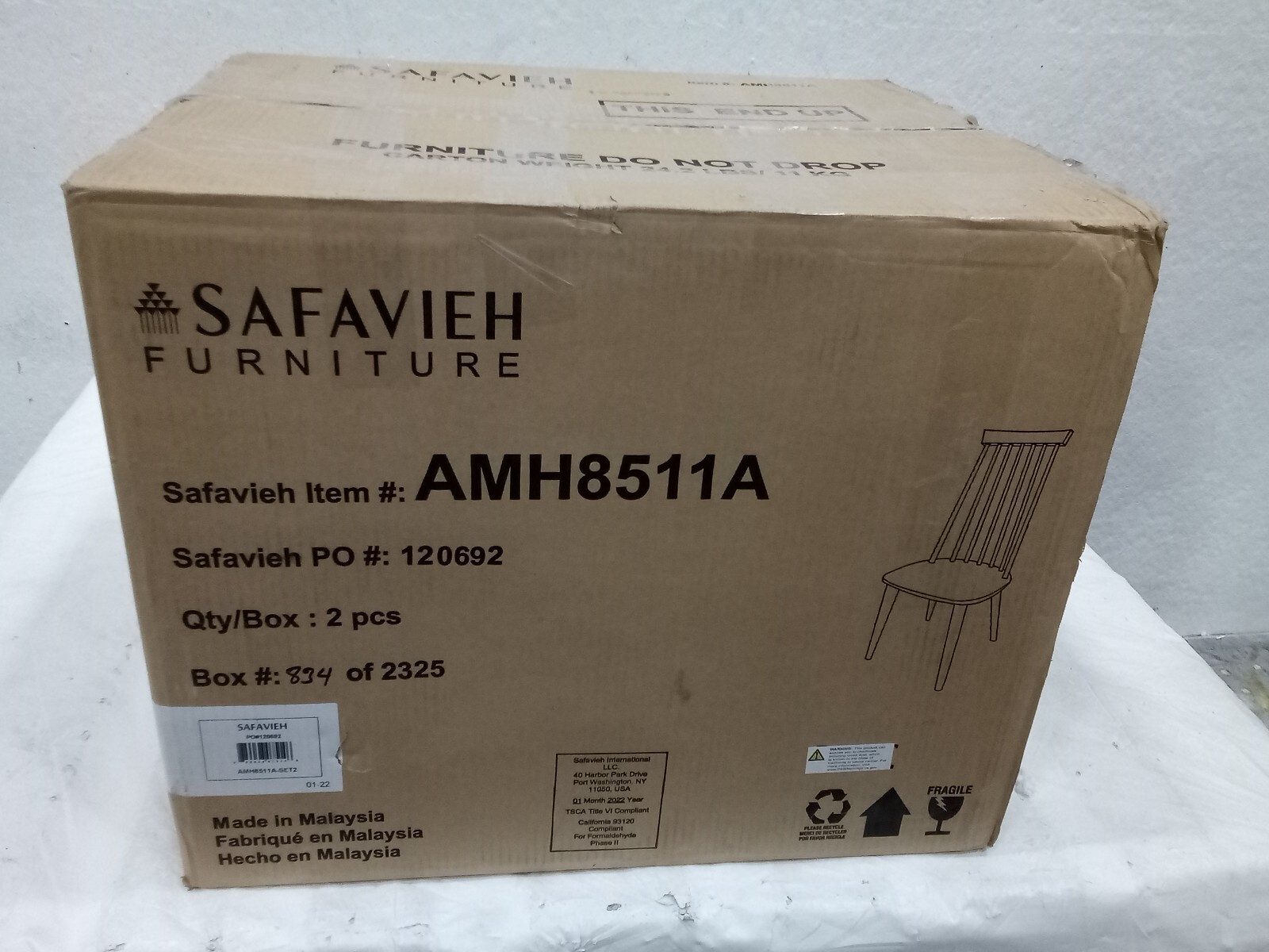 Safavieh Burris Side Chair, Reduced Price 2172714284 AMH8511A-SET2