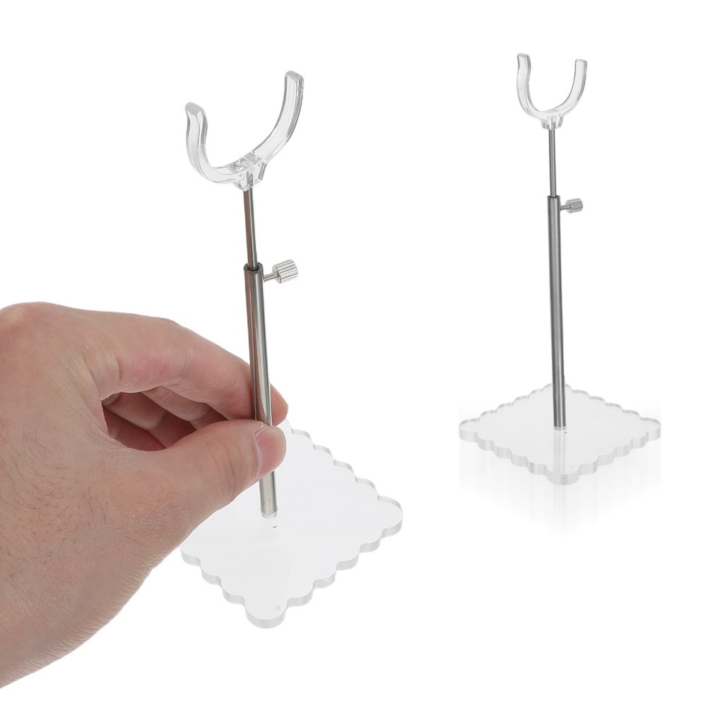 Adjustable Display Stands for Collectibles Acrylic Vertical Base