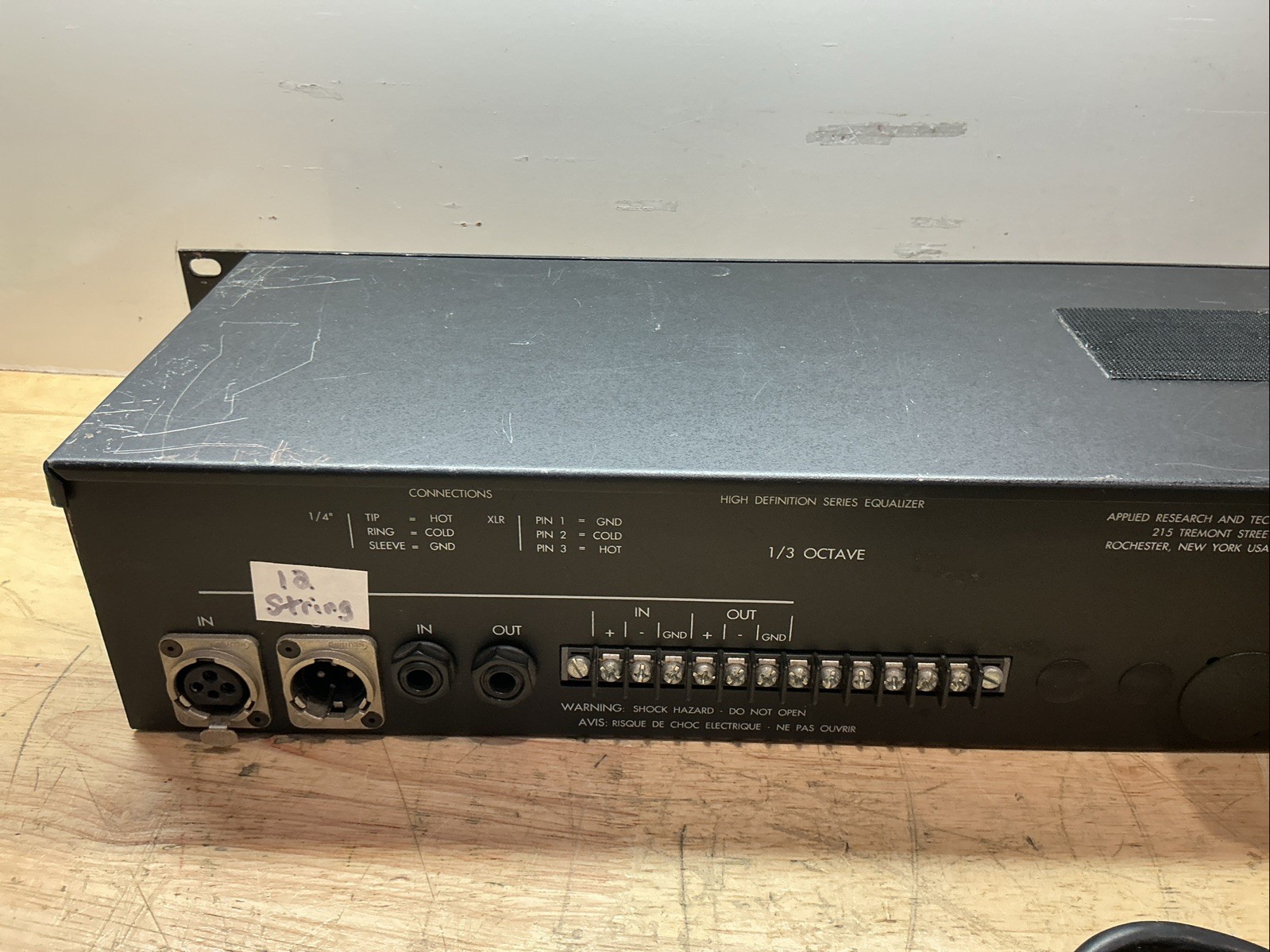 ART HD-31 High Definition EQ 1/3 Octave Professional Graphic Equalizer