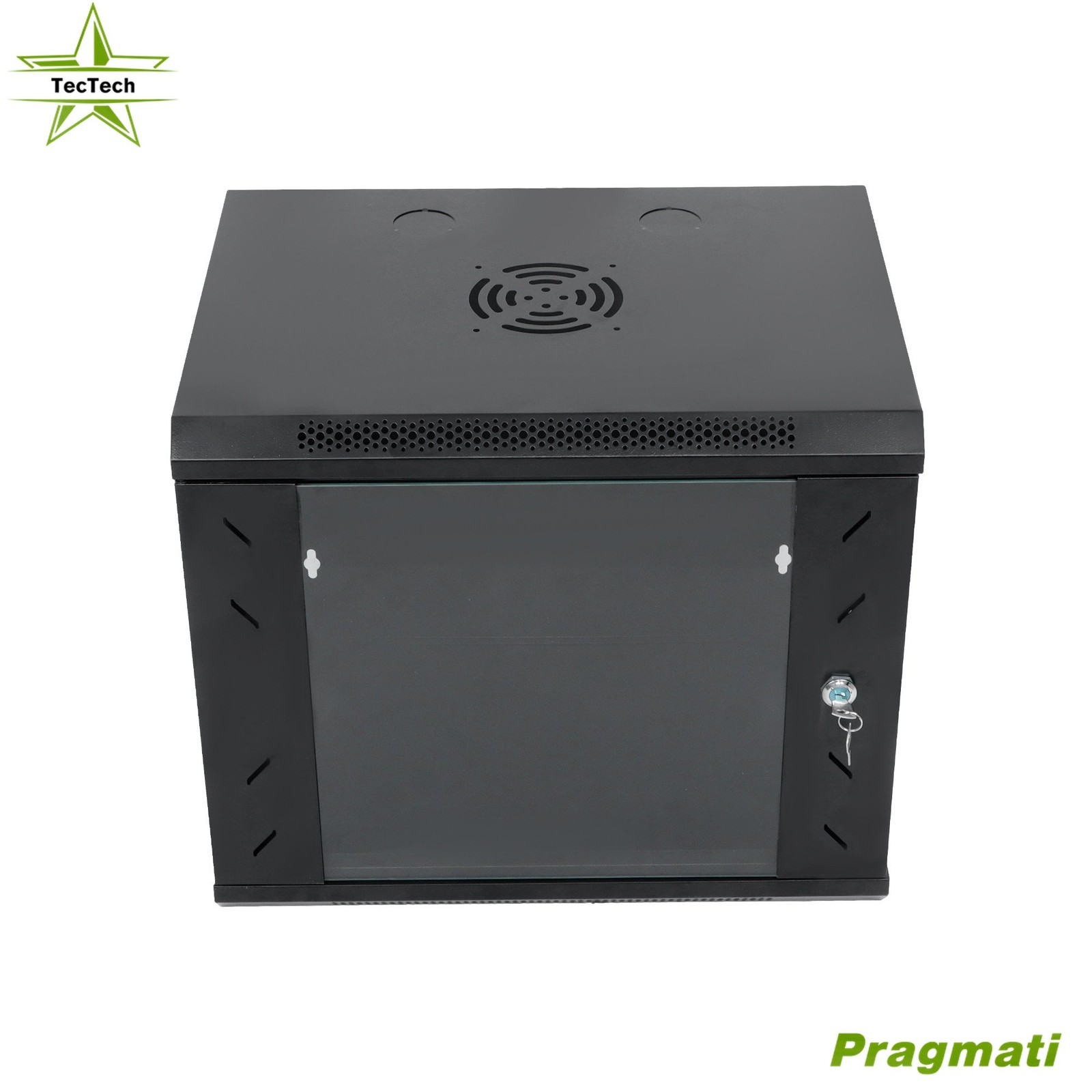 9U Wall Mount Network Server Rack Cabinet Enclosure 15.5'' Deep Door Lock 1Pack