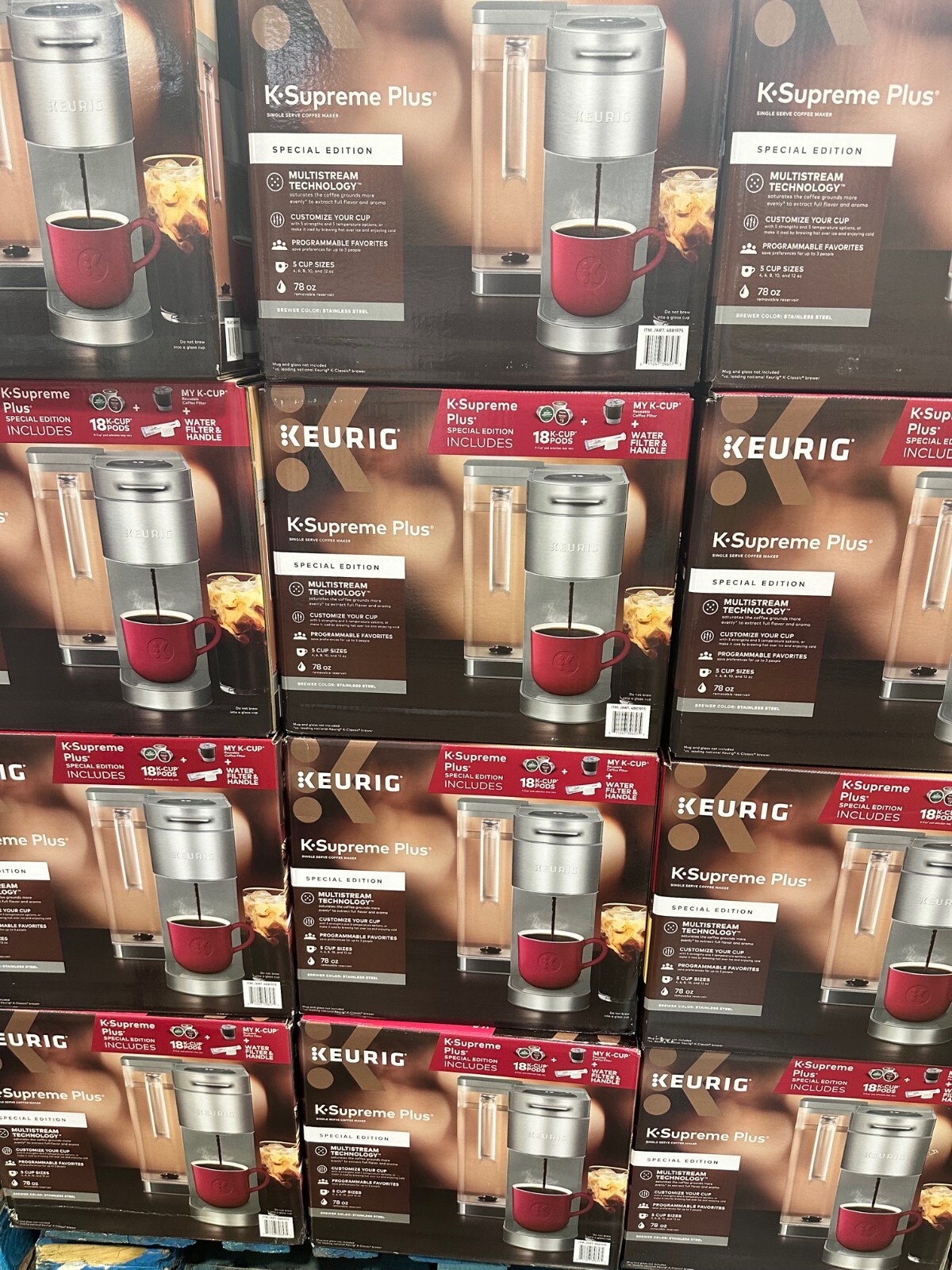 Keurig K-Supreme Plus Special Edition Single Serve Coffee Maker + 18 K-Cup Pods