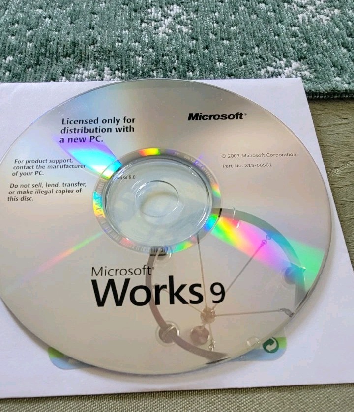 Microsoft Works 9 Windows Software Tool