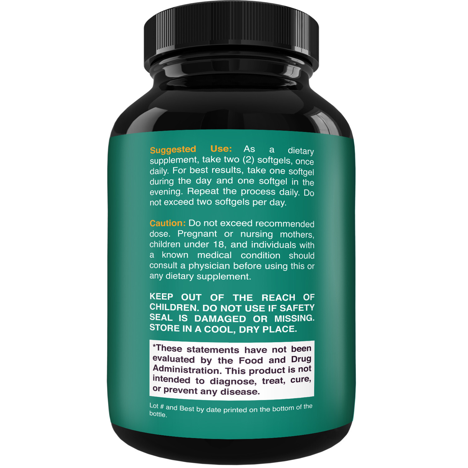 C8 MCT Oil Softgels - Medium Chain Triglycerids MCT Coconut Oil Supplement 120ct