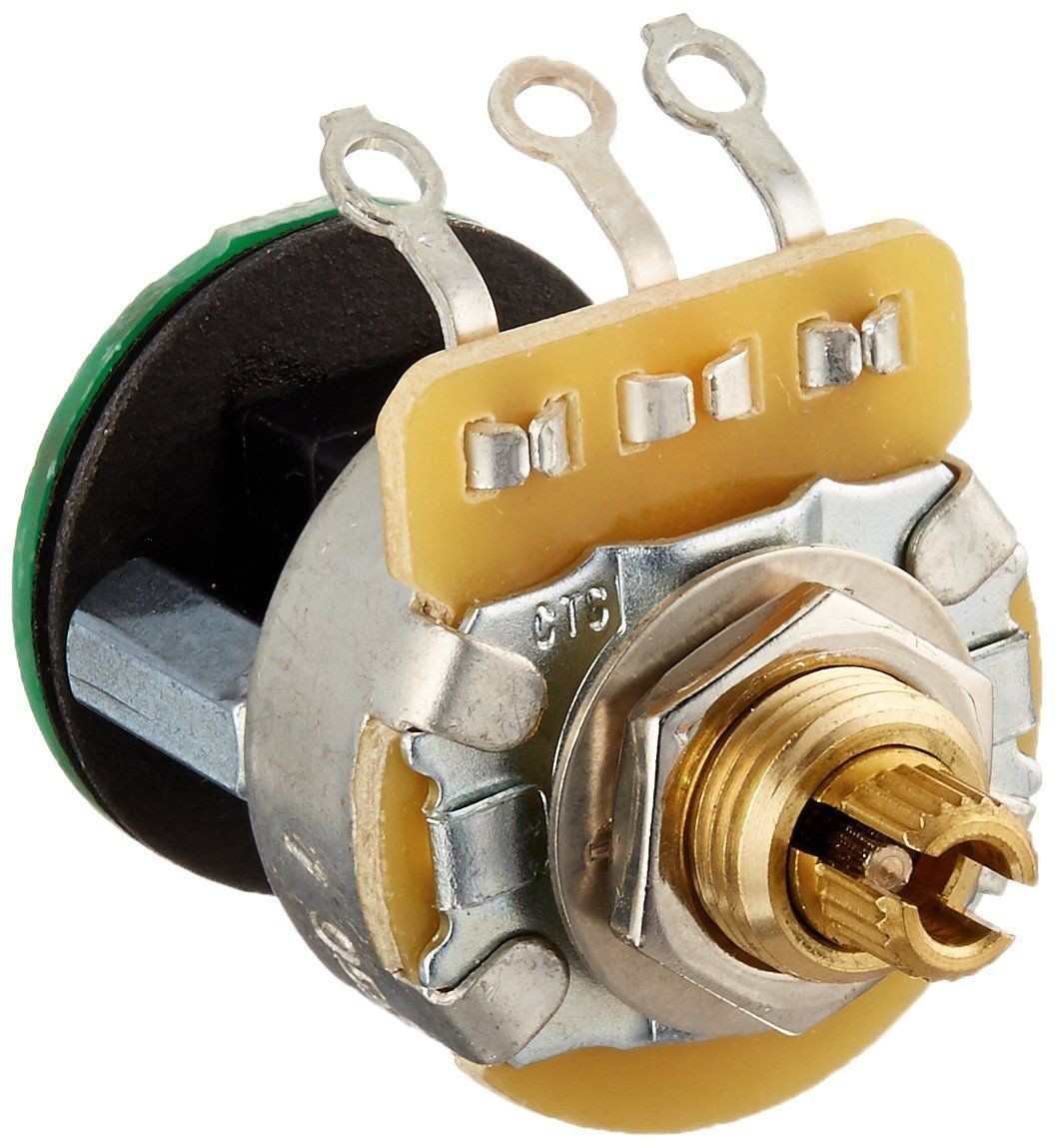 Genuine Fender 500K Control Pot, S-1 Technology, Split Shaft, 006-1257-049