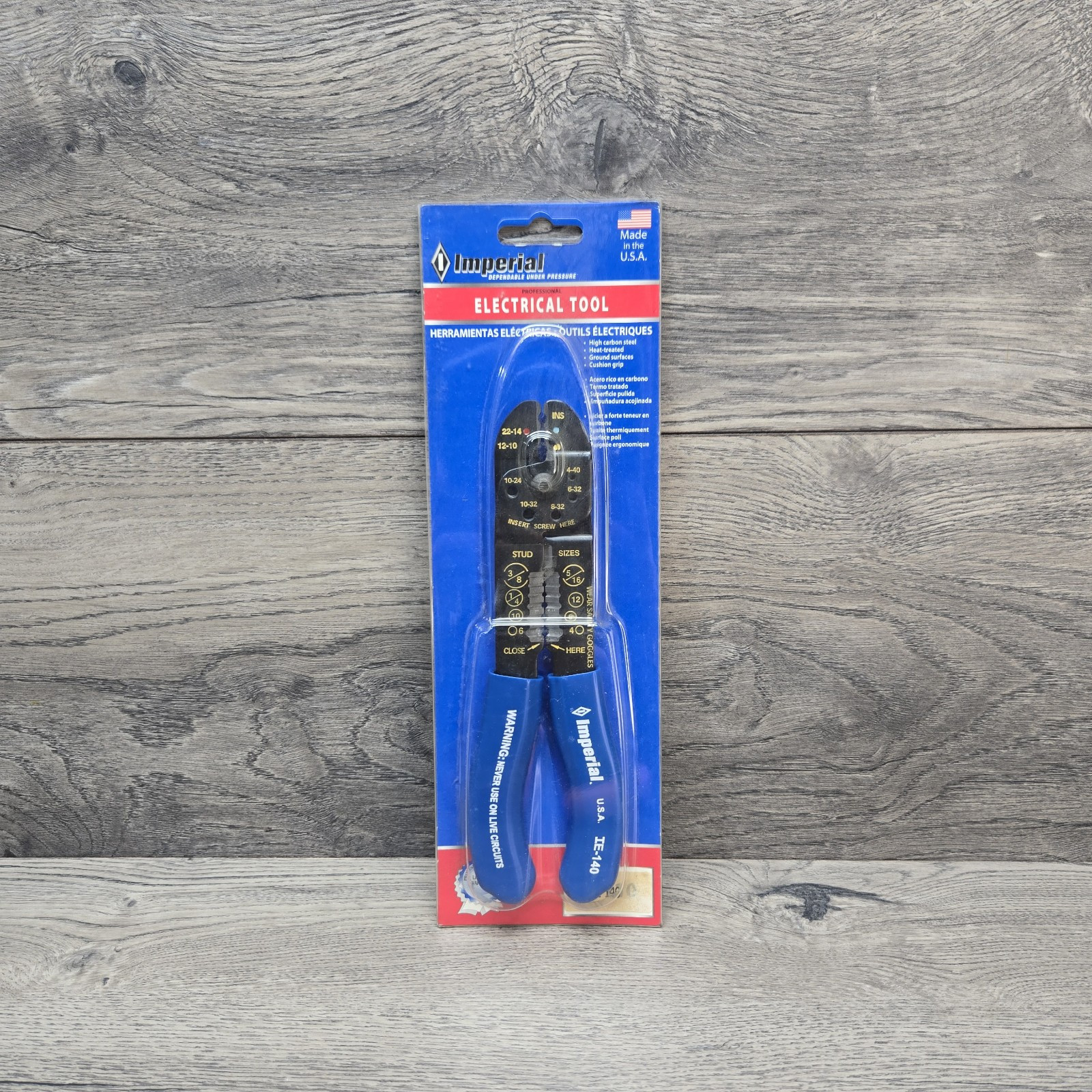 Imperial Tool IE-140 Tool for Cutting Crimping Striping 10-22 AWG USA Made New