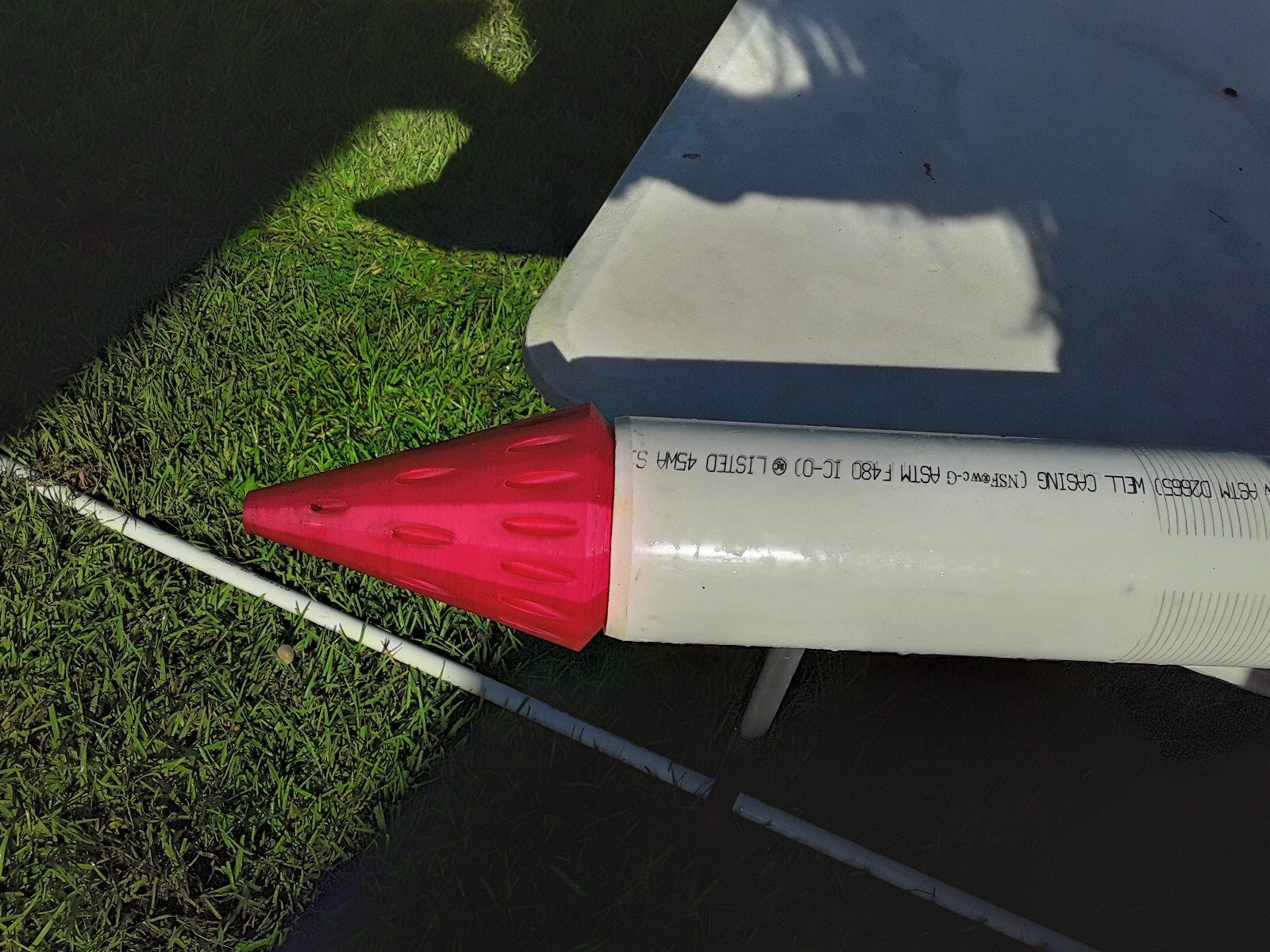 Wash Down Well Point for 4" PVC water well casing