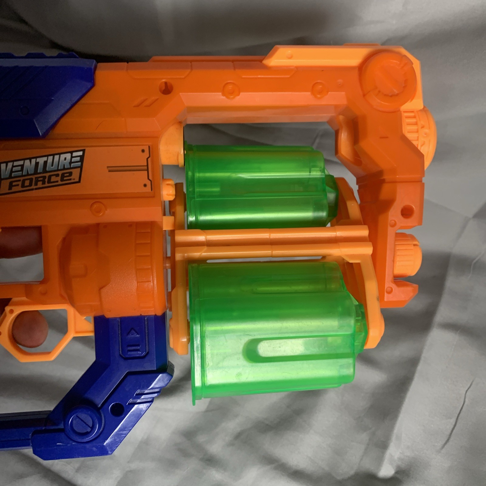Adventure Force Hyperspin Rotating Drum Blaster TESTED & WORKING No Darts