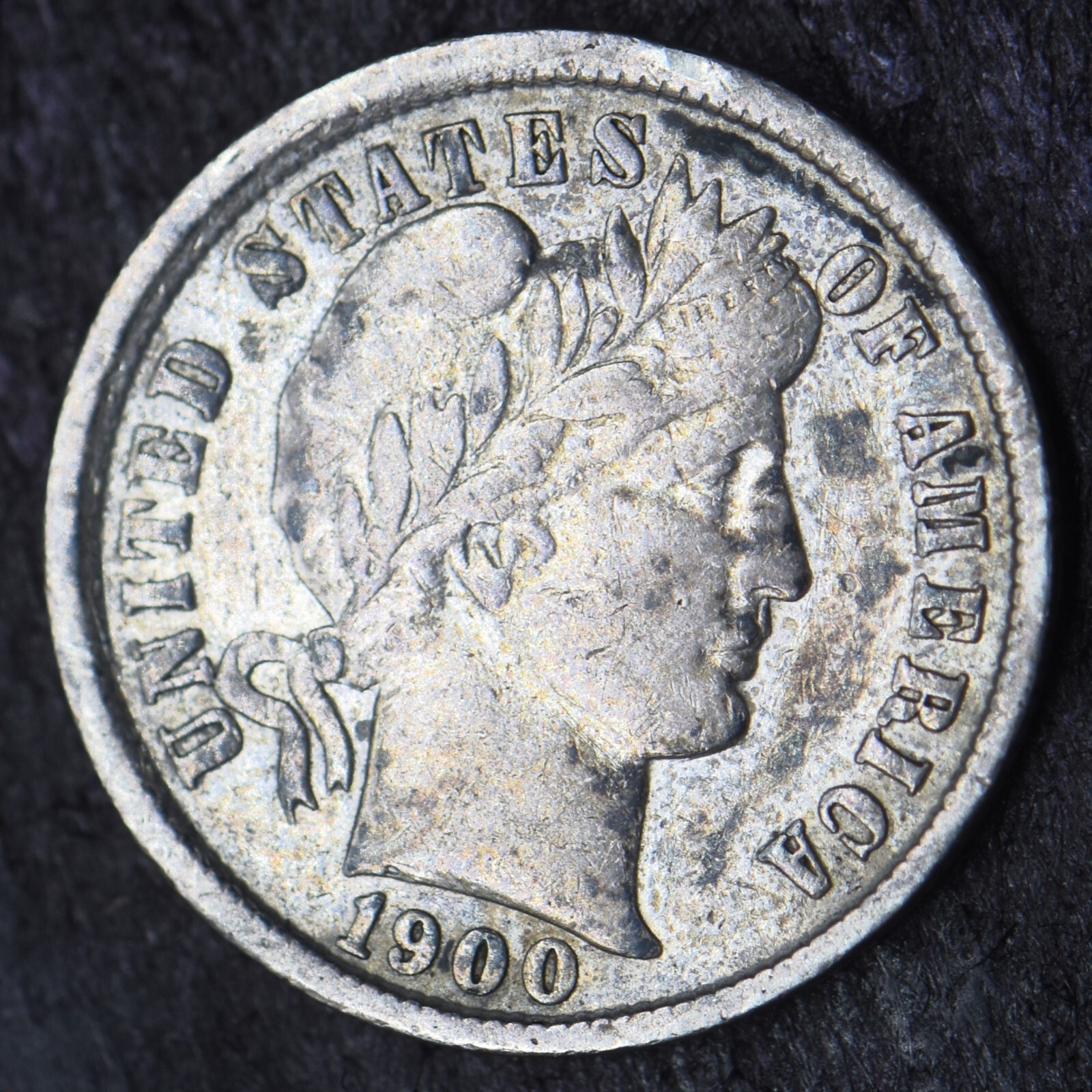 1900-P Barber Silver Dime 10C - COINGIANTS -