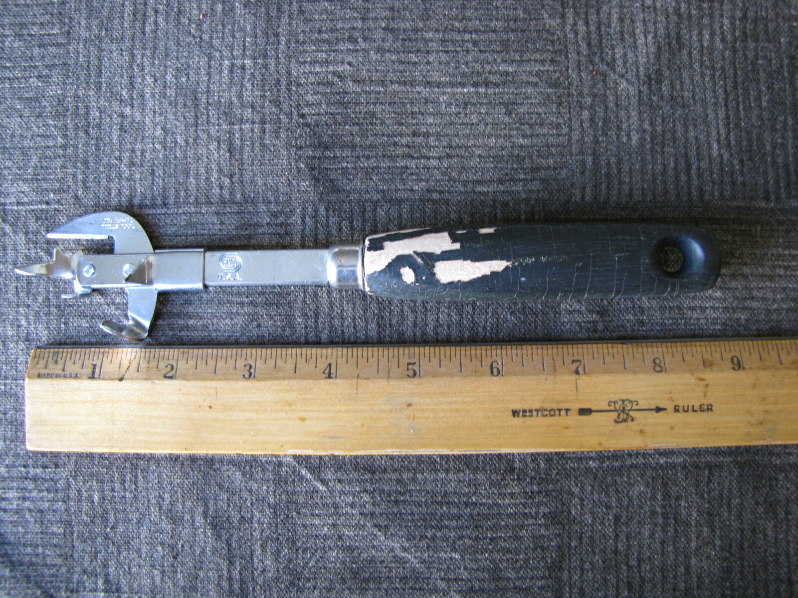 EKCO Bottle / Can Opener Tool Steel Tempered Collectible Mid Century Modern USA