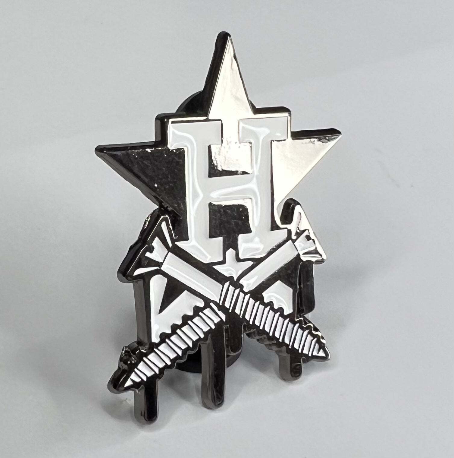 Gun Black Screwston Astros Hat Pin