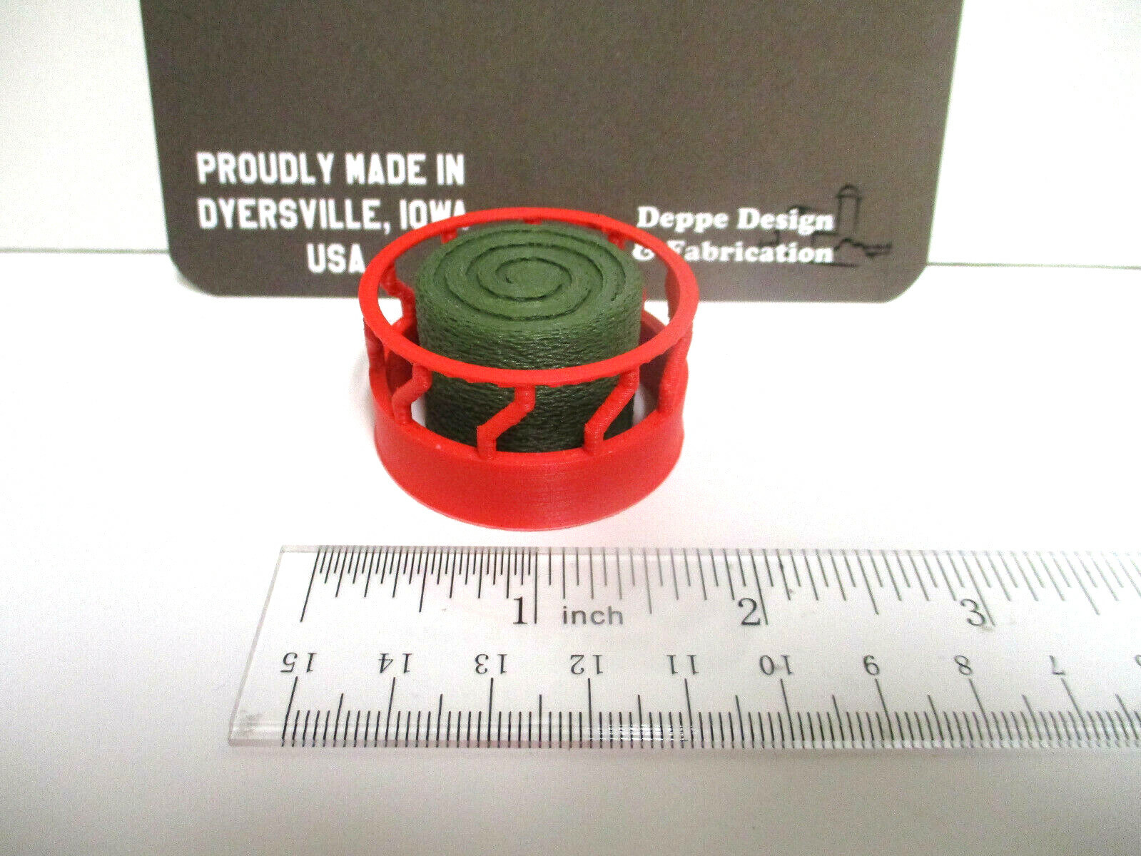 Single Red Bale Ring   By Deppe Design  1/64th Scale