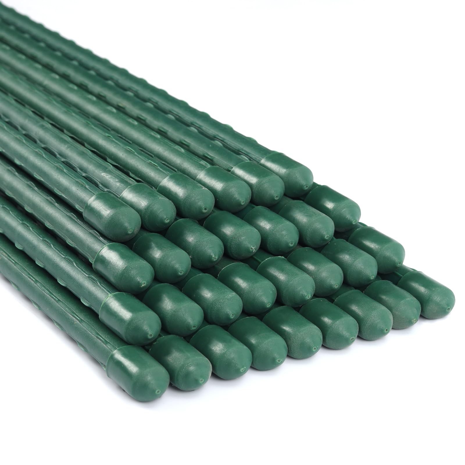 Garden Stakes 72 Inches Steel Plant Stakes Tomato Stakes 6ft Pack of 25