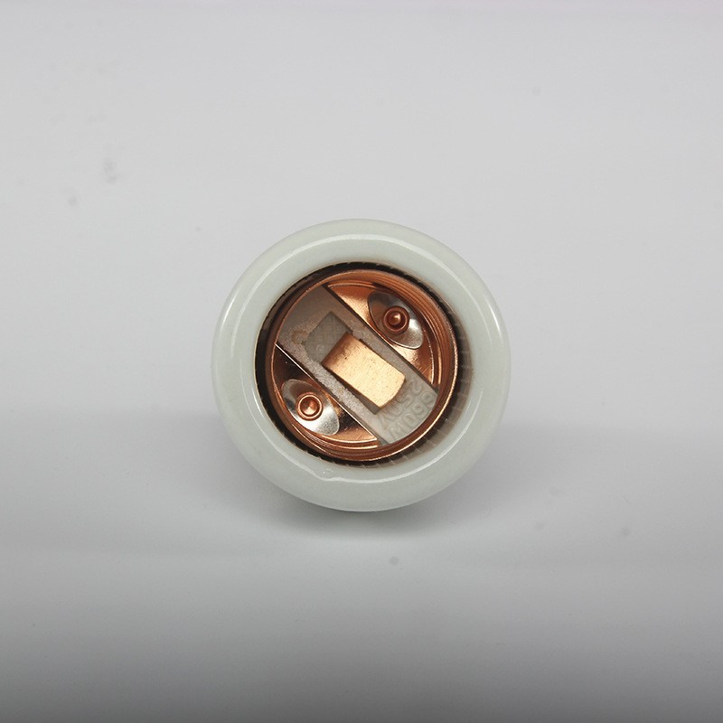 1x E26 to E26 Light Socket Porcelain Ceramic Screw Socket Lamp Holder Bulb Base