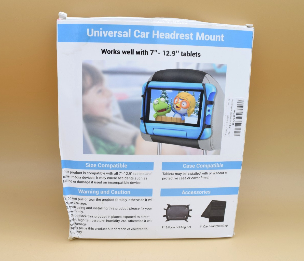 WONNIE Car Headrest Tablet Holder FOR 7" &12.9" Tablets