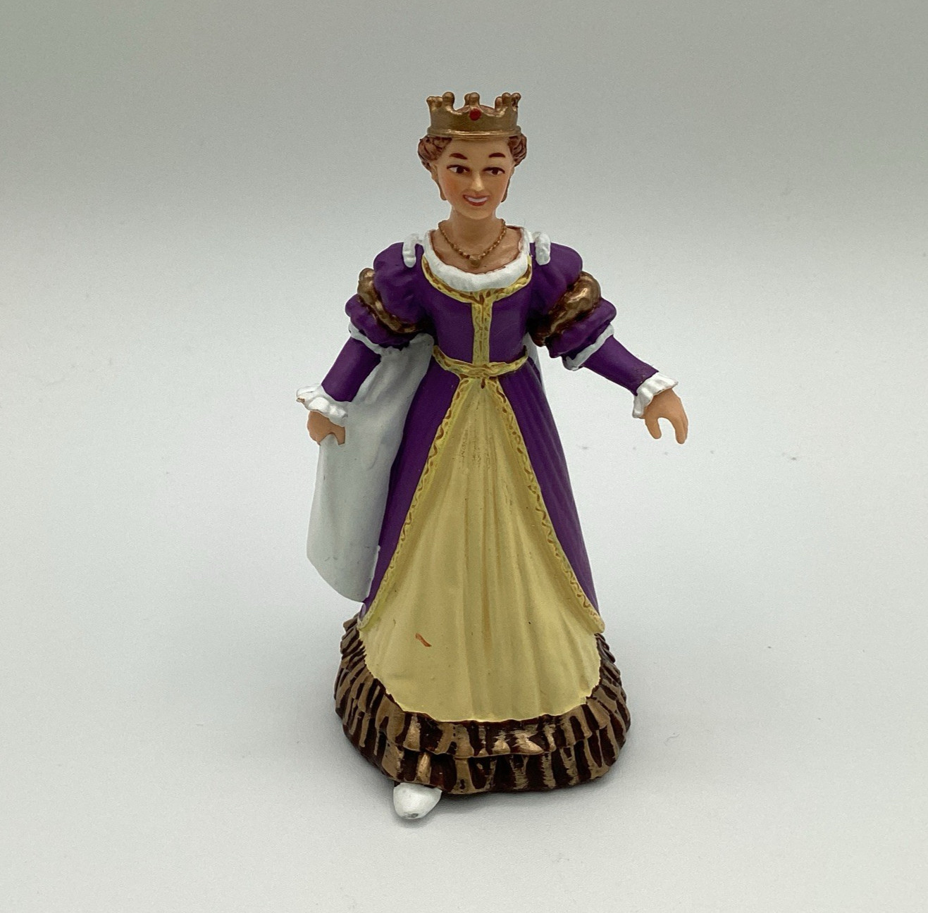 Retired Papo 2002 figure, French Queen in Purple, item #39006
