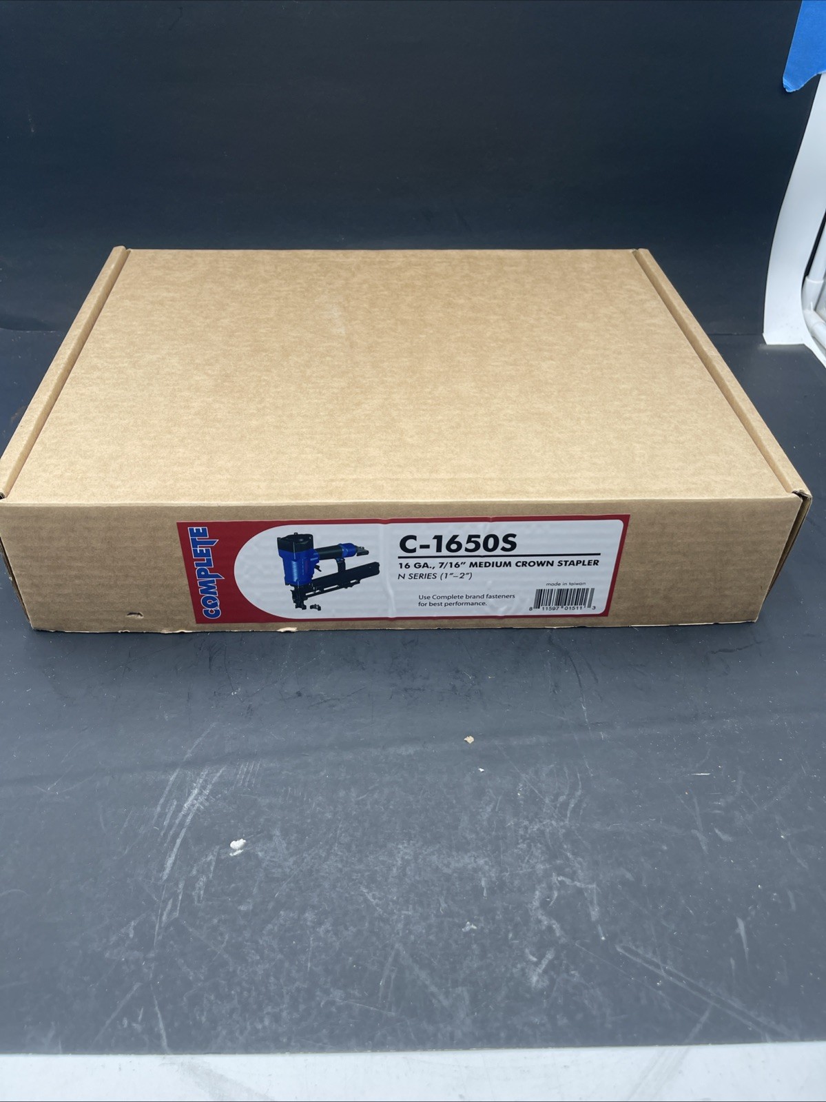 Complete C-1650S ProGrade 16 Gauge Stapler Medium Crown 7/16 inch for 1 to 2 ...