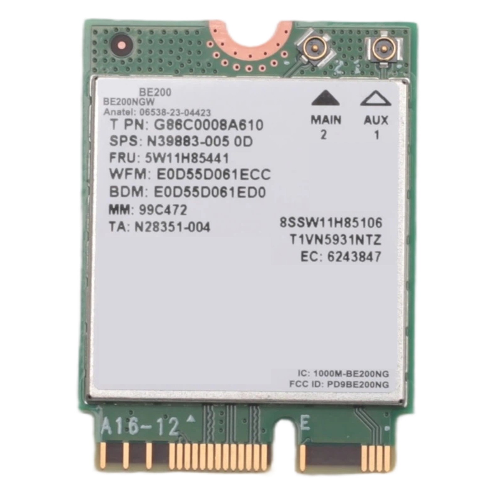 WiFi 7 for  BE200   Card BT5.4 Wifi Card BE200NGW 2.4/5/6GHz 5.8 Gbps M.26298