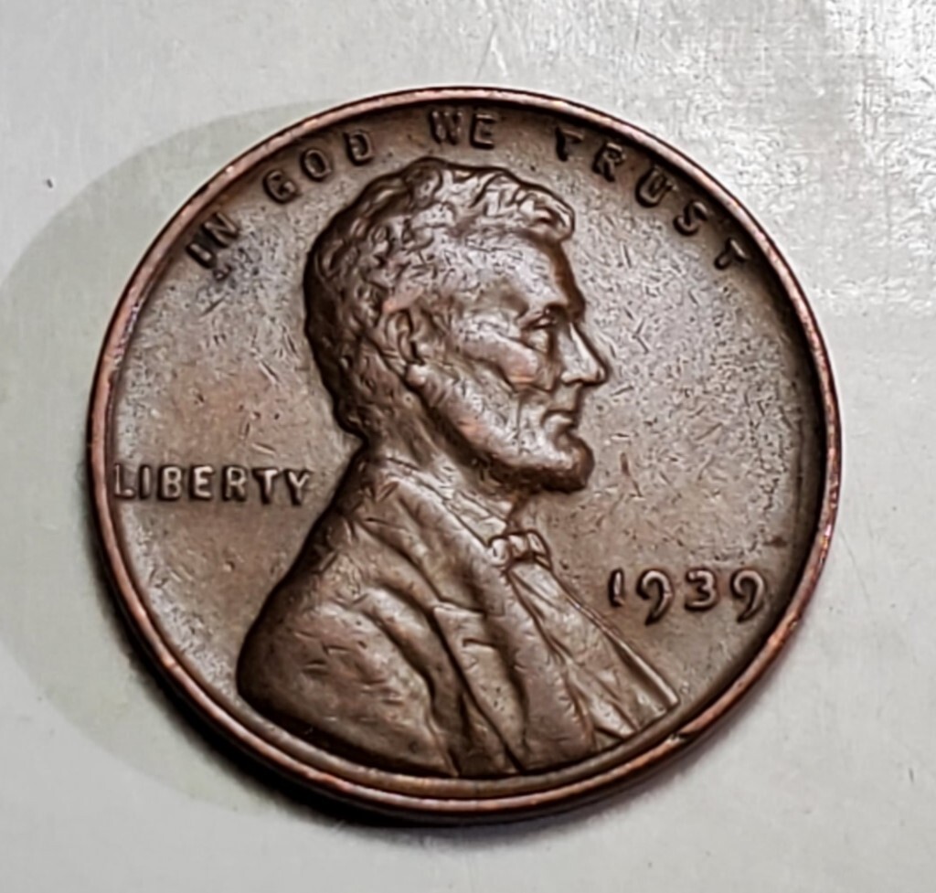 1939 P LINCOLN WHEAT PENNY #C5316
