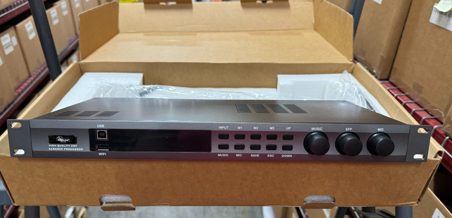 IdolPro Karaoke Processor, Multiple Professional Effects, Built-in Wifi, DSP-A19