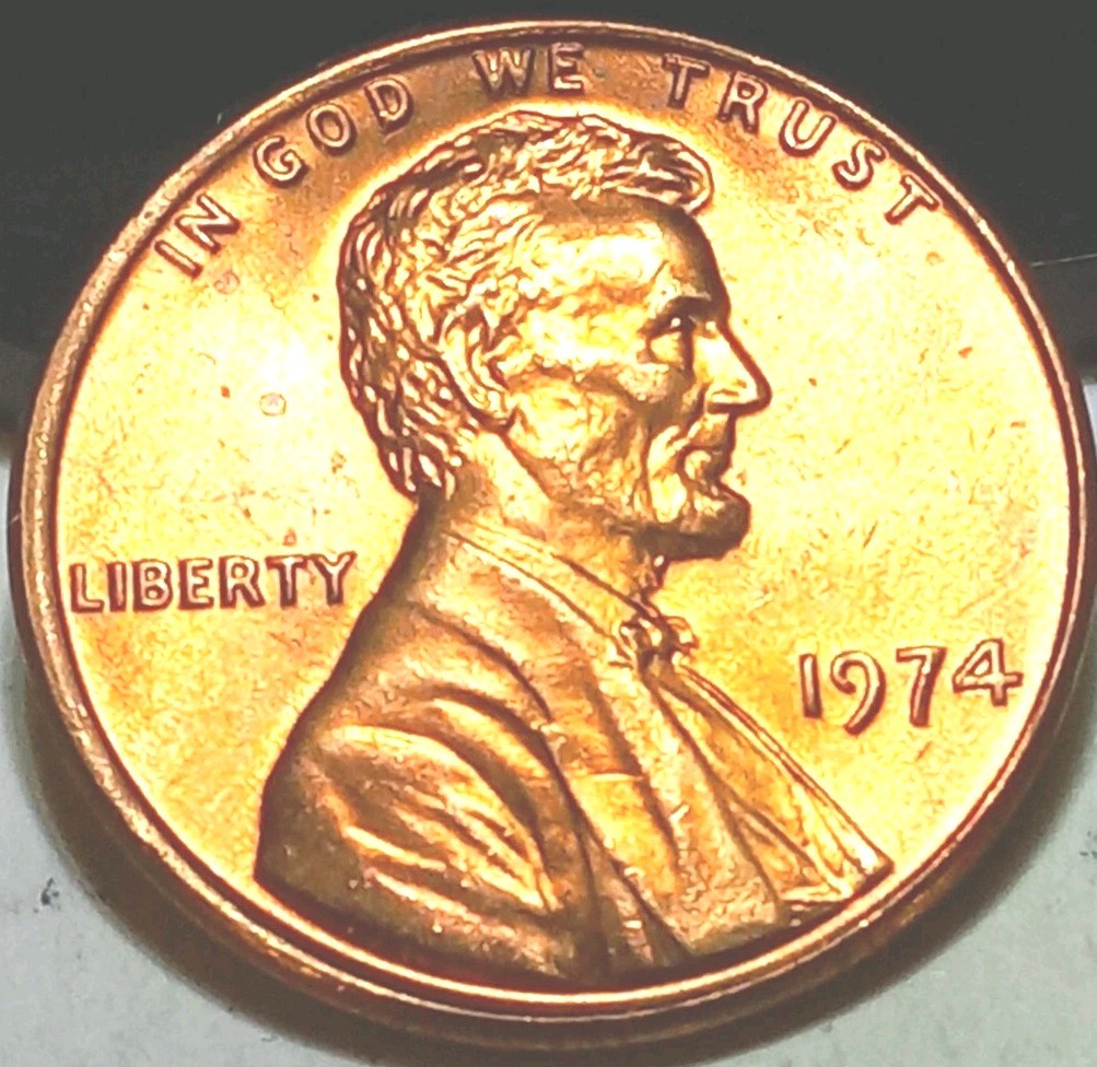 1974 P Lincoln Memorial  Cent Uncirculated BU Free Shipping