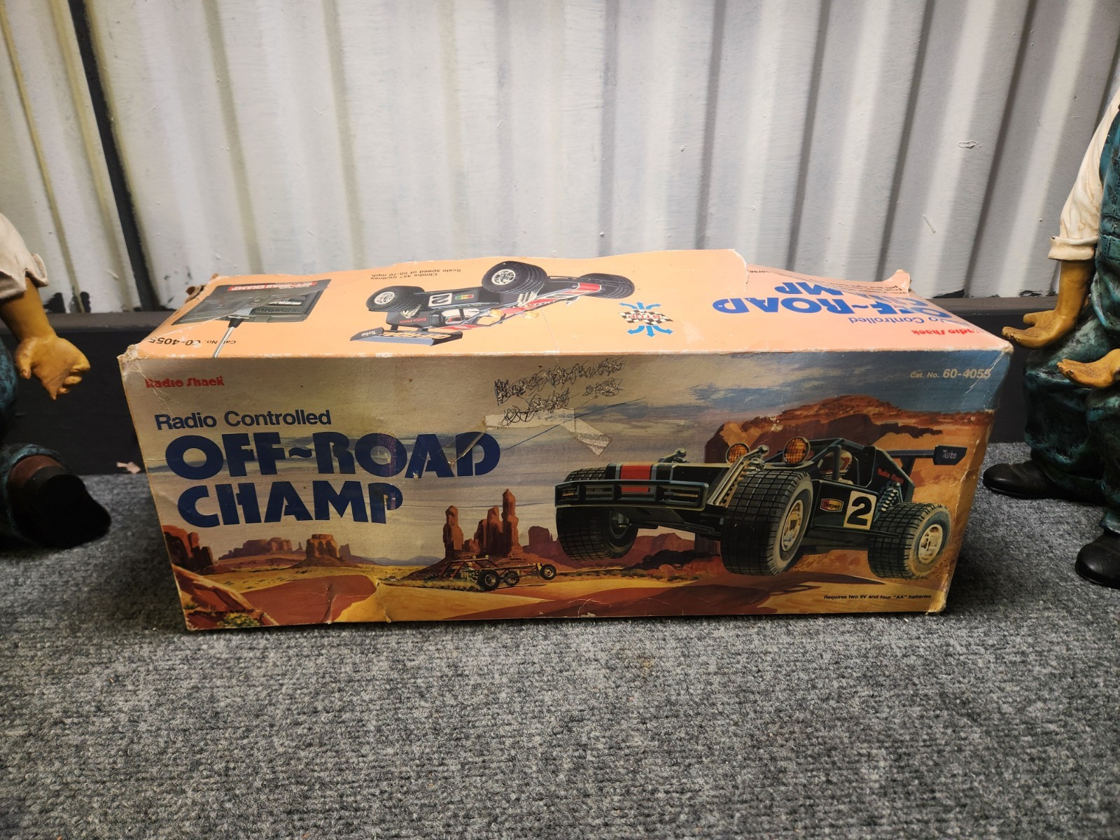 Vintage Radio Shack Off-Road Champ RC Car 60-4055 Parts or Repair - 1980s...