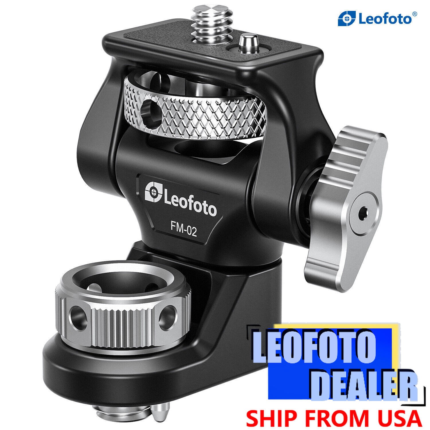 Leofoto FM-02 Swivel and Tilt Monitor Mount | ARRI Compatible