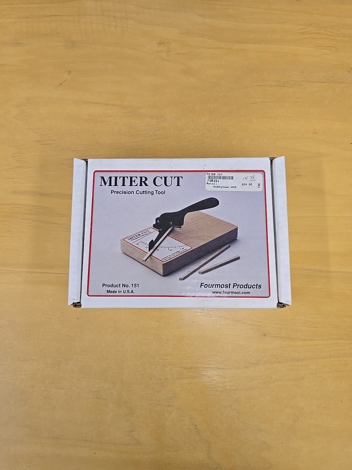 Fourmost Products Miter Cut: Precision Cutting Tool for RC airplanes/boats. #151