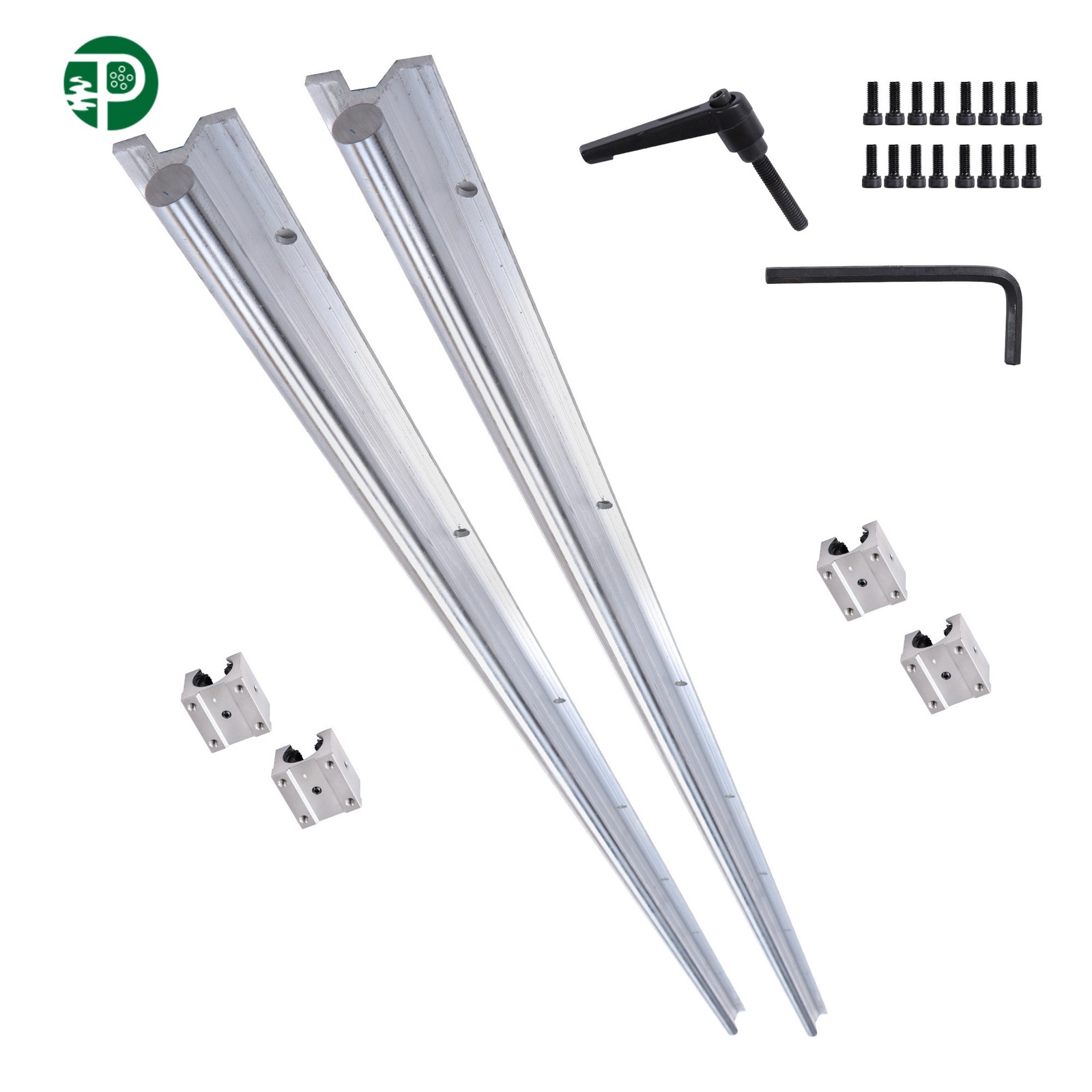 High Quality 2Pcs SBR16-1500mm Linear Guide + 4Pcs SBR16UU Square Bearing Blocks