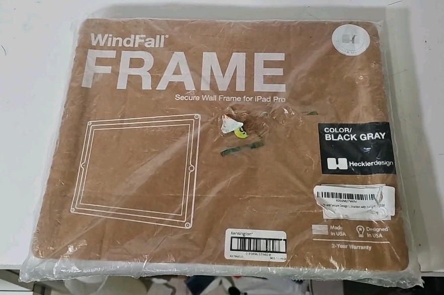 WindFall Secure Wall Frame  for iPad Pro. Heckler Designs.