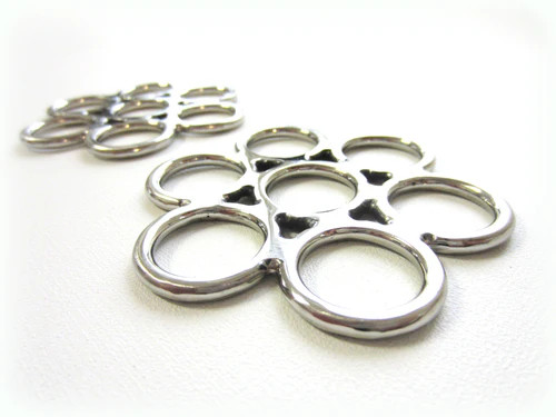 Bitless Bridle Flower Silver
