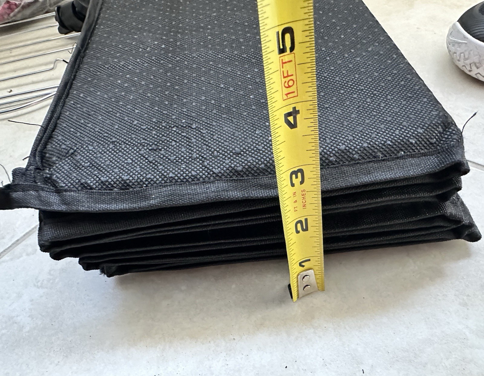 Heavy Duty Folding Sofa Sag Support Board | 77" Long Cushion Revitalizer | Black