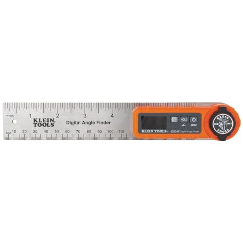 Klein Tools 3 in 1 Digital Angle Finder Precision Miter Saw Protractor LED Di...