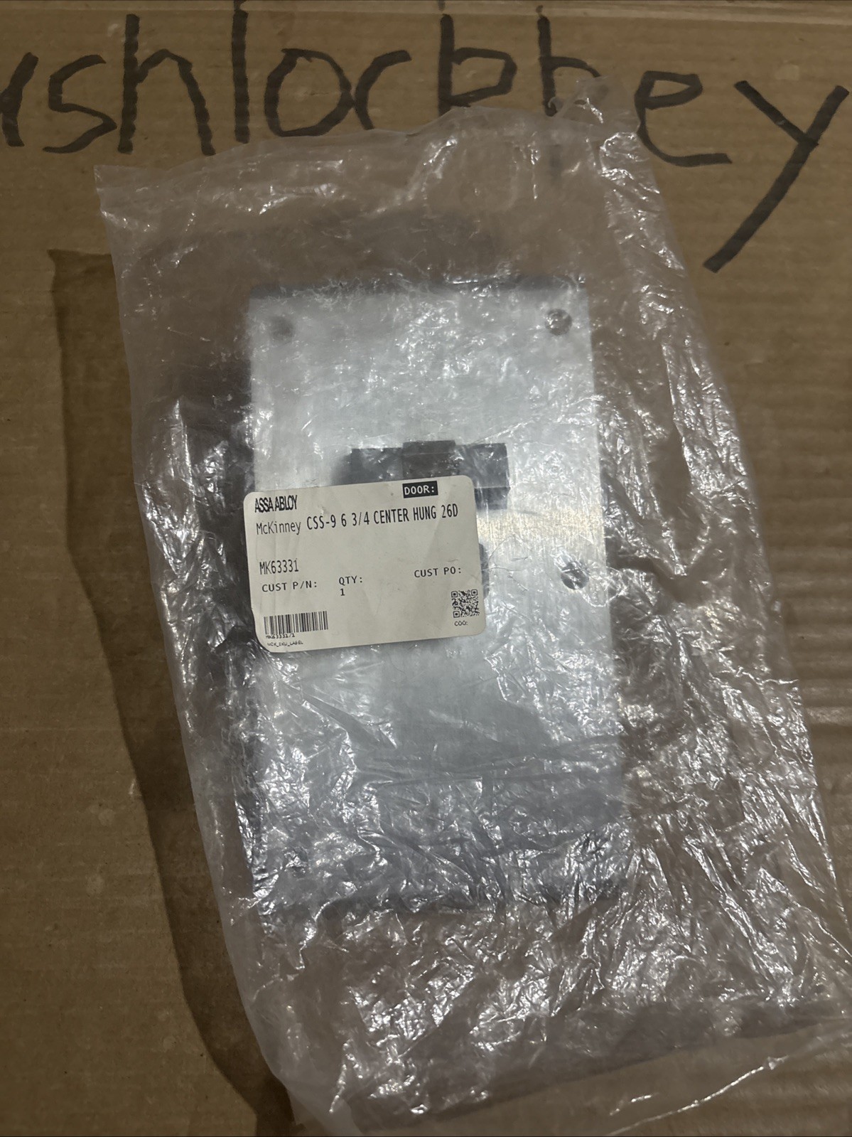 Brand New-McKinney Mk63331 Center Hung 26D MK63331