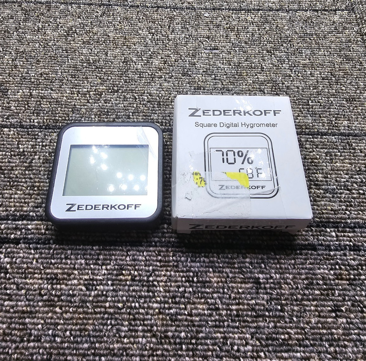 ZEDERKOFF Square Digital Hygrometer Thermometer