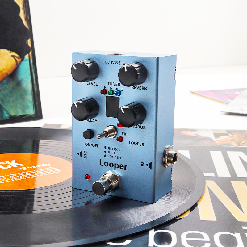 Looper Pedal Guitar Multi-Effect Pedals Looper Delay Chorus Reverb And Tuner