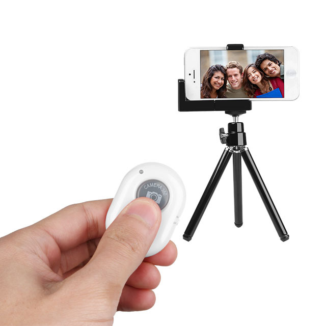 Wireless Remote Control Selfie Camera Shutter for iOS & Android System