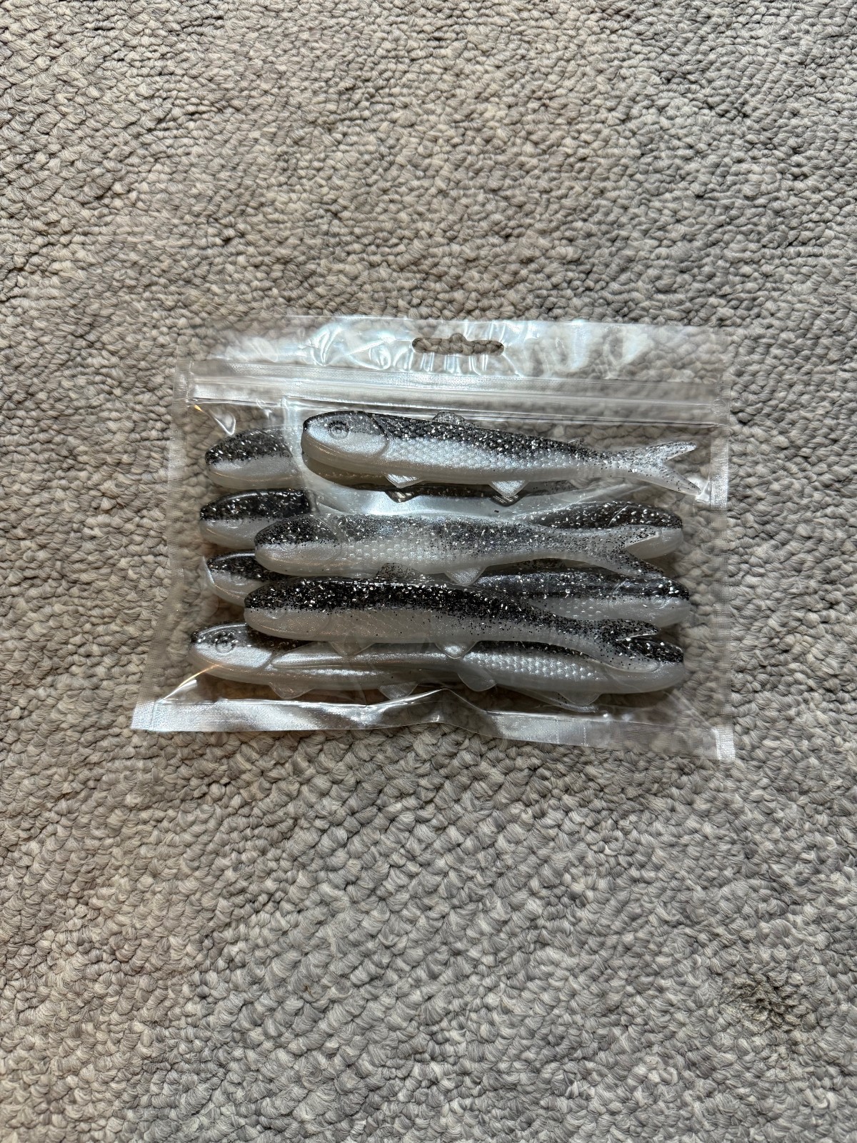 10 Original Banjo Replacement Minnows 5" in Silver Shiner Lures Fishing System