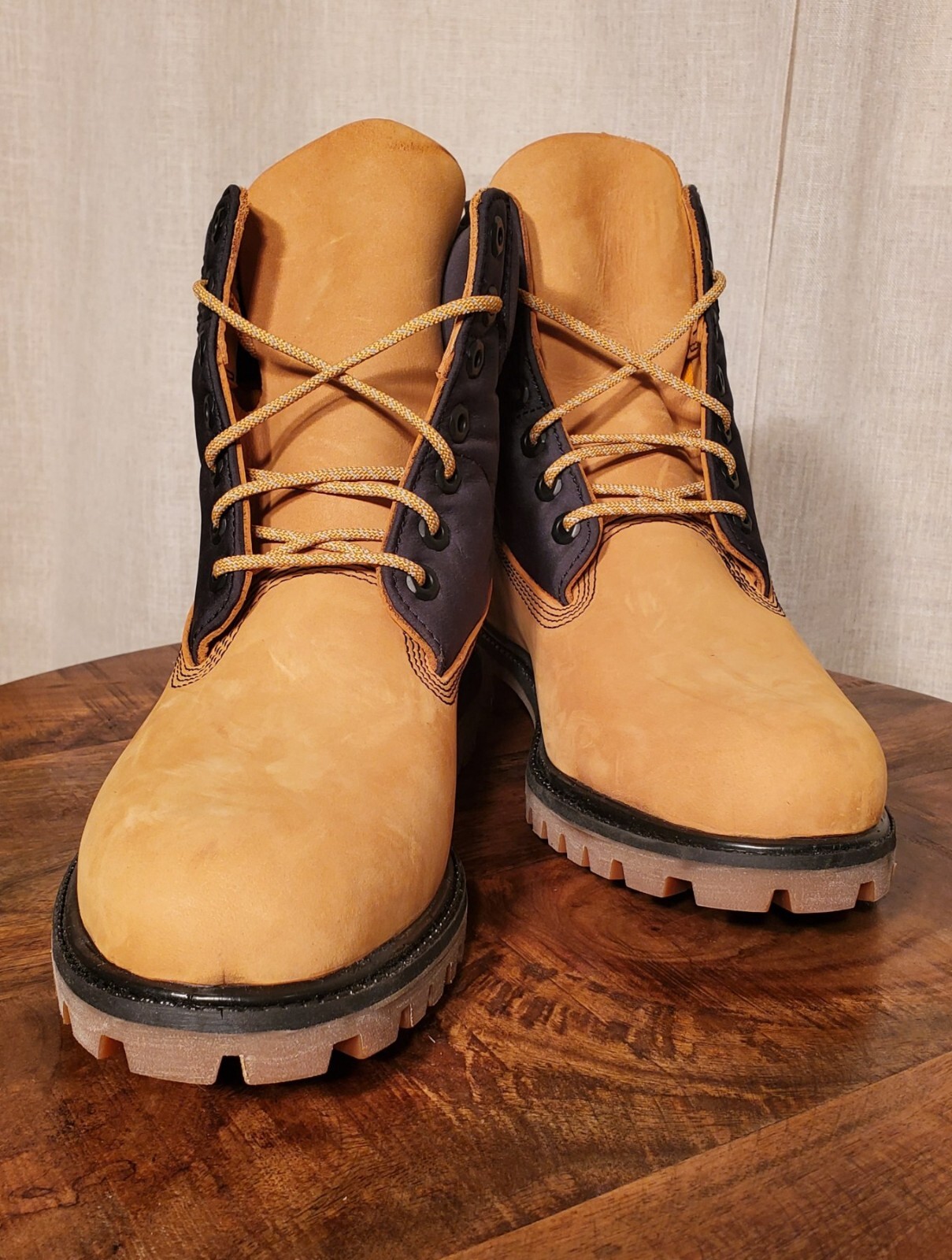 NIB MEN'S TIMBERLAND PREMIUM QUILTED BOOT Wheat Nubuck/Black NEW YEAR SALE!